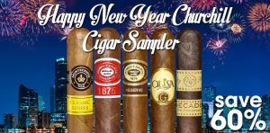 Happy New Year Churchill Cigar Sampler