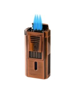 Lotus Duke Triple Torch Lighter with V Cutter
