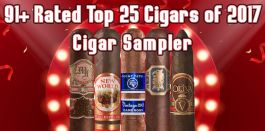 91 Plus Rated Top 25 Cigars Of 2017 Cigar Sampler 10 cigars