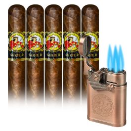 Promo! La Gloria Serie R #4 and Vintage Lighter pack of 5