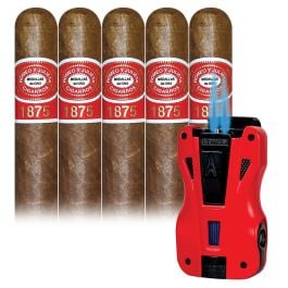 Promo! Romeo Y Julieta 1875 Bully and GT Dual Torch Lighter pack of 5