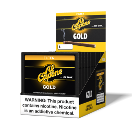 Al Capone Gold Filter 10 Natural unit of 100