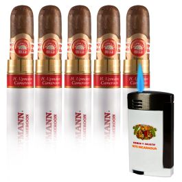 Promo!  H Upmann Vintage Cameroon Corona Tube and Romeo y Julieta Nicaragua Amigo Torch Lighter pack of 5