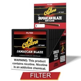Al Capone Jamaican Blaze Rum Flavor Filter 10 Natural unit of 100