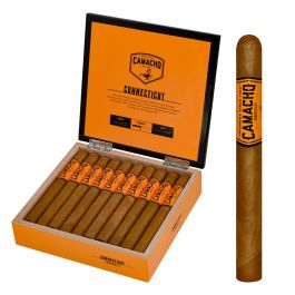 Camacho Connecticut Churchill Natural box of 20
