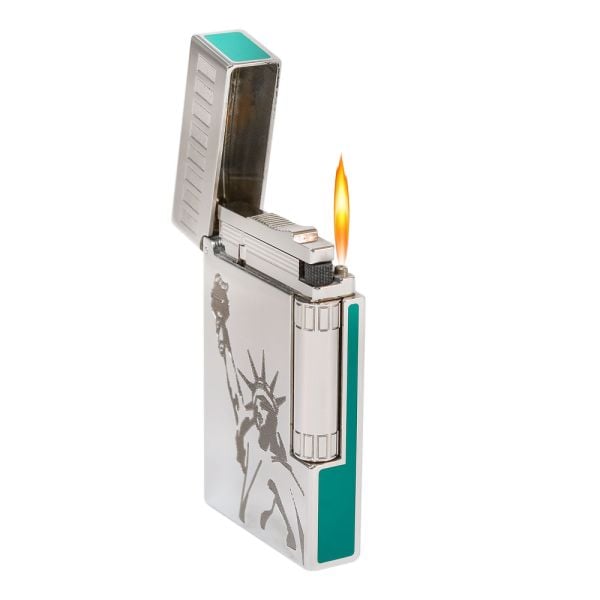 St Dupont Lighter Ny Statue Of Liberty Line 2 - Mike's