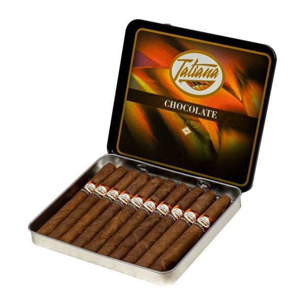 chocolate tobacco sweet Tatiana Mini Tins Chocolate Natural