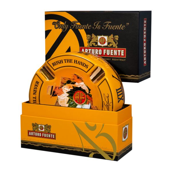 Arturo Fuente Opus X OXO Yellow Ashtray - Mike's Cigars