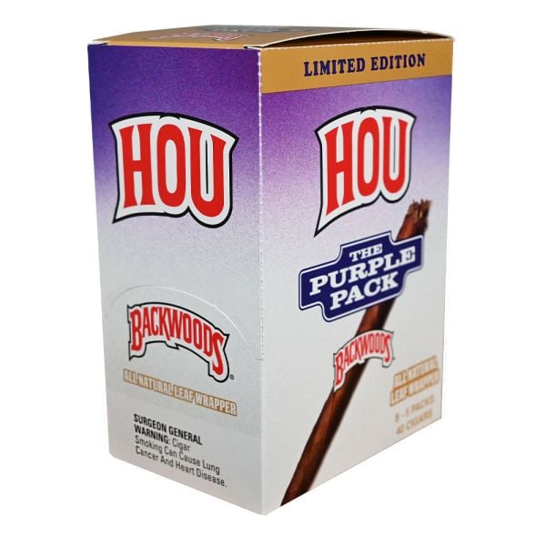 backwoods cigarillos HOU the purple pack