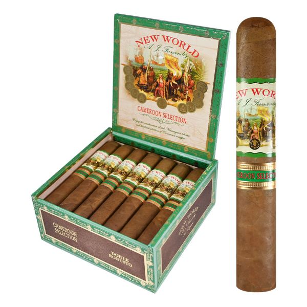 New World Cameroon by AJ Fernandez Double Robusto Natur