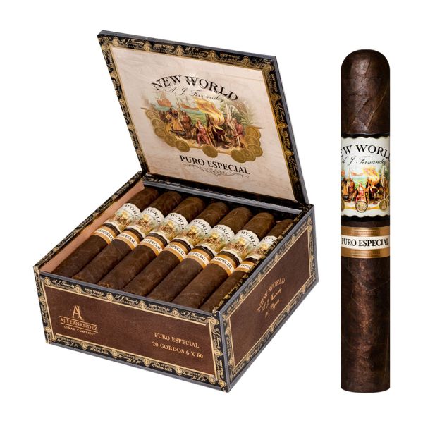 new world tobacco photos New World Puro Especial by AJ Fernandez Gordo Natural -