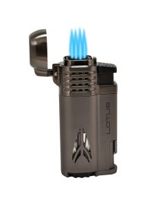 Lotus Defiant Quad Torch Lighter with Punch