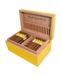 Montecristo Humidor With Cigars
