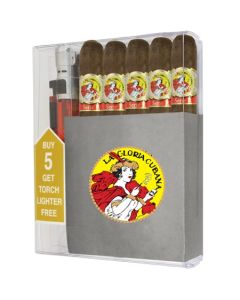 La Gloria Serie R #4 Cigar Collection With Lighter