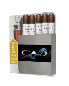 CAO Pilon Robusto Cigar Collection With Lighter