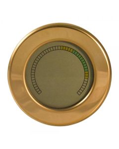 Round Digital Hygrometer with Color Gauge and Calibration