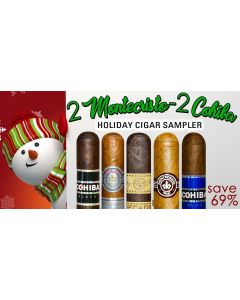 2 Montecristo 2 Cohiba Holiday Cigar Sampler