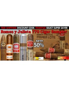 Romeo Y Julieta 770 Cigar Sampler