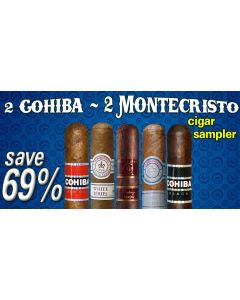2 Cohiba 2 Montecristo Cigar Sampler