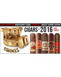 Top 10 Cigars of 2016 Cigar Sampler