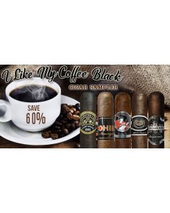 I Like My Coffee Black Cigar Sampler