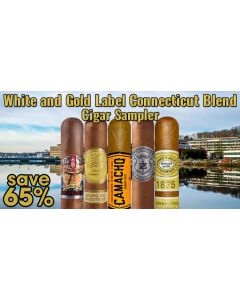White and Gold Label Connecticut Blend Cigar Sampler