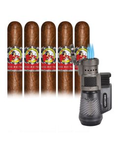 La Gloria Serie R Esteli Natural 6x52 Cigars Plus Lighter