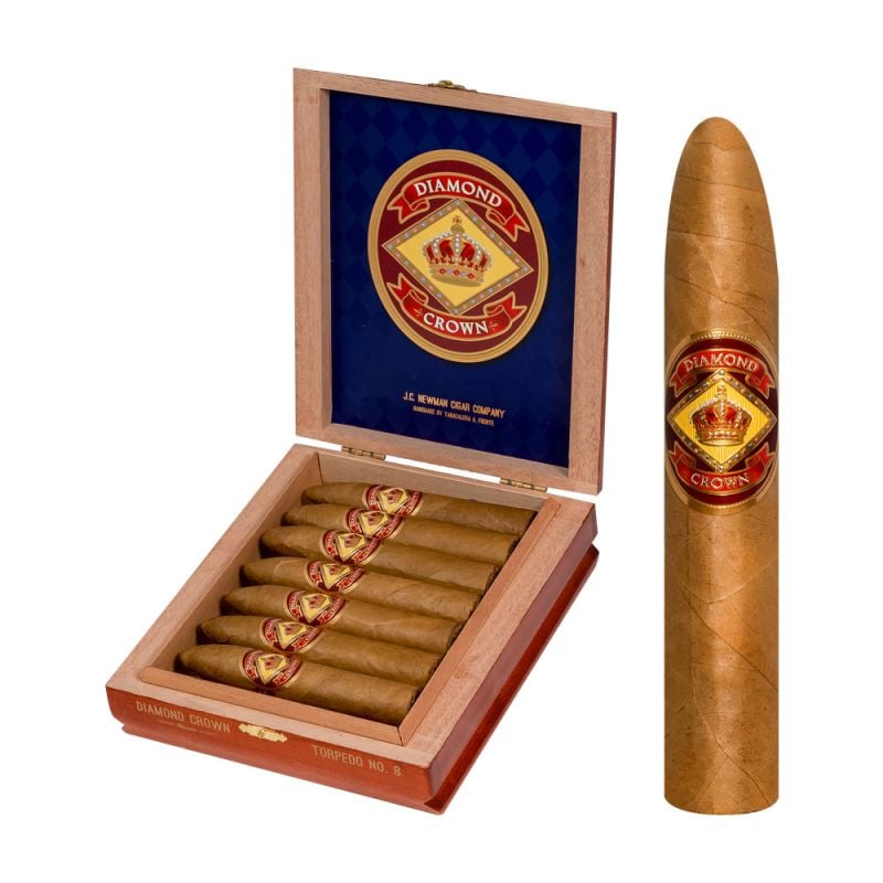 Diamond Crown Robusto Torpedo #8 Natural - Mike's Cigars