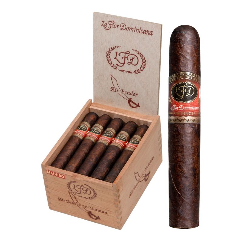 Double Ligero La Flor Dominicana Air Bender Matatan Maduro Robusto La ...