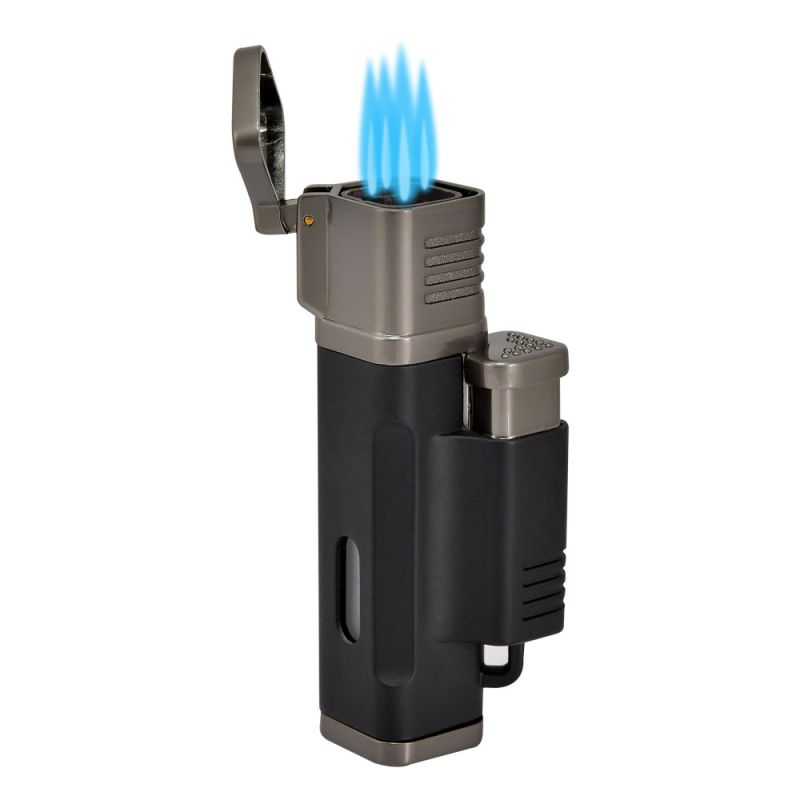 Jetline El Grande Quad Torch Lighter Black