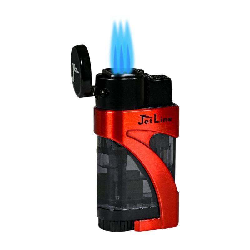 Jetline Phantom Triple Torch Lighter Red
