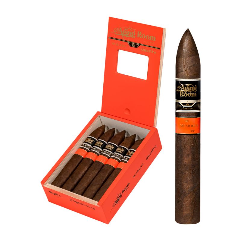 Aging Room Quattro Nicaragua Maestro 10 – Torpedo Natural - Mike's