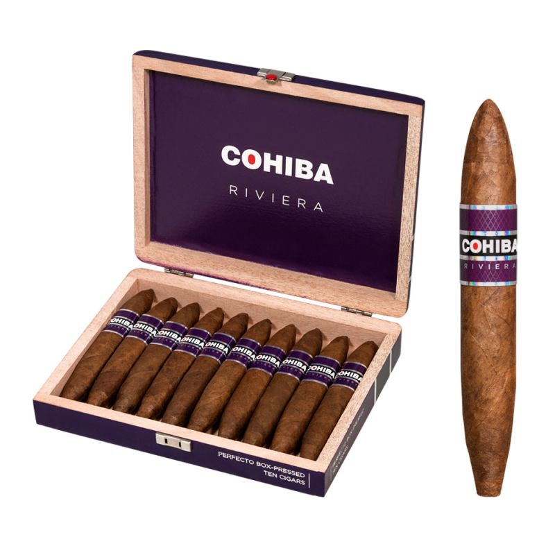 Cohiba Riviera Perfecto – Box Pressed Natural - Mike's Cigars