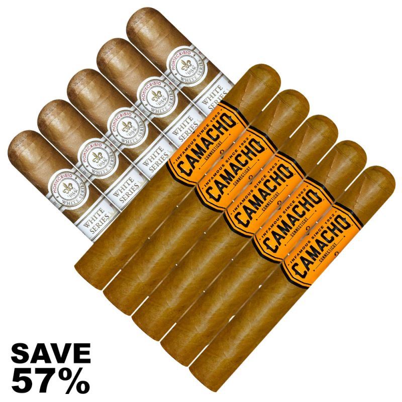 Double Stack Monte White VS Camacho CT - Mike's Cigars