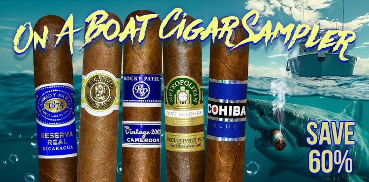 On A Boat Cigar Sampler - Mike's Cigars