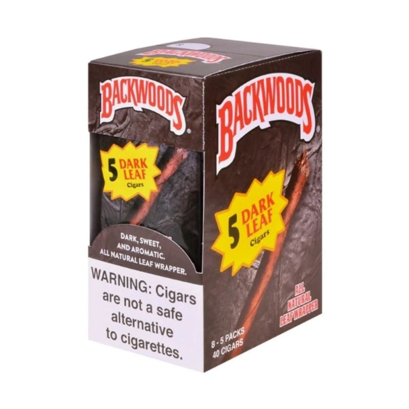 Backwoods Dark Leaf (5 pack) Natural Mike's Cigars
