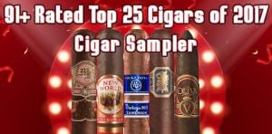 91 Plus Rated Top 25 Cigars Of 2017 Cigar Sampler