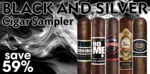 Black and Silver Cigar Sampler