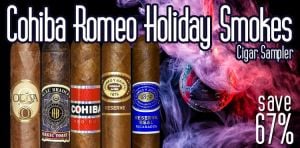 Cohiba Romeo Holiday Smokes Cigar Sampler