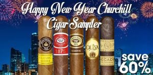 Happy New Year Churchill Cigar Sampler