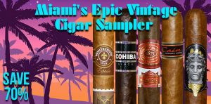 Miami's Epic Vintage Cigar Sampler