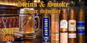 Steins & Smoke Cigar Sampler
