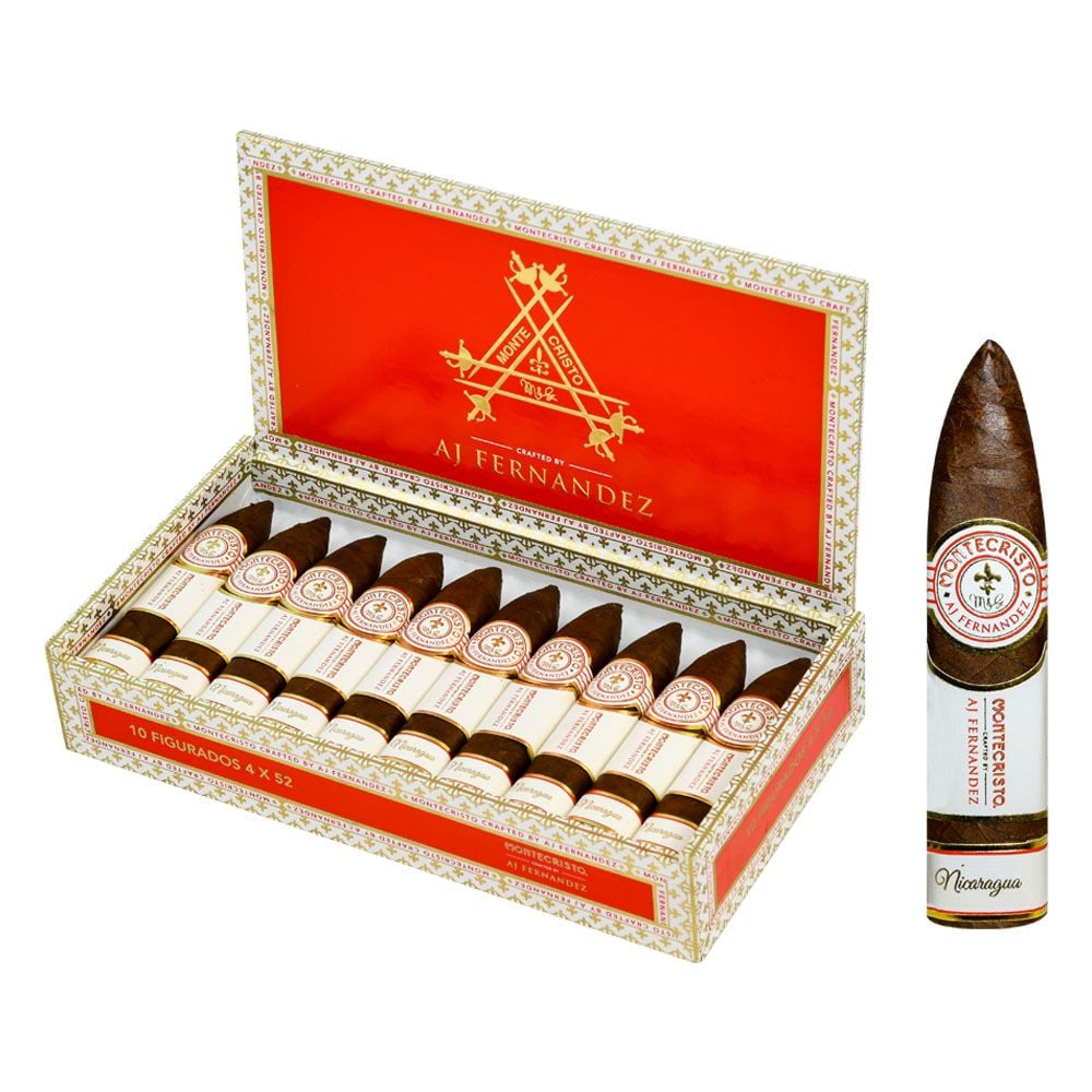Montecristo Crafted by AJ Fernandez Figurado Oscuro - Mike's Cigars