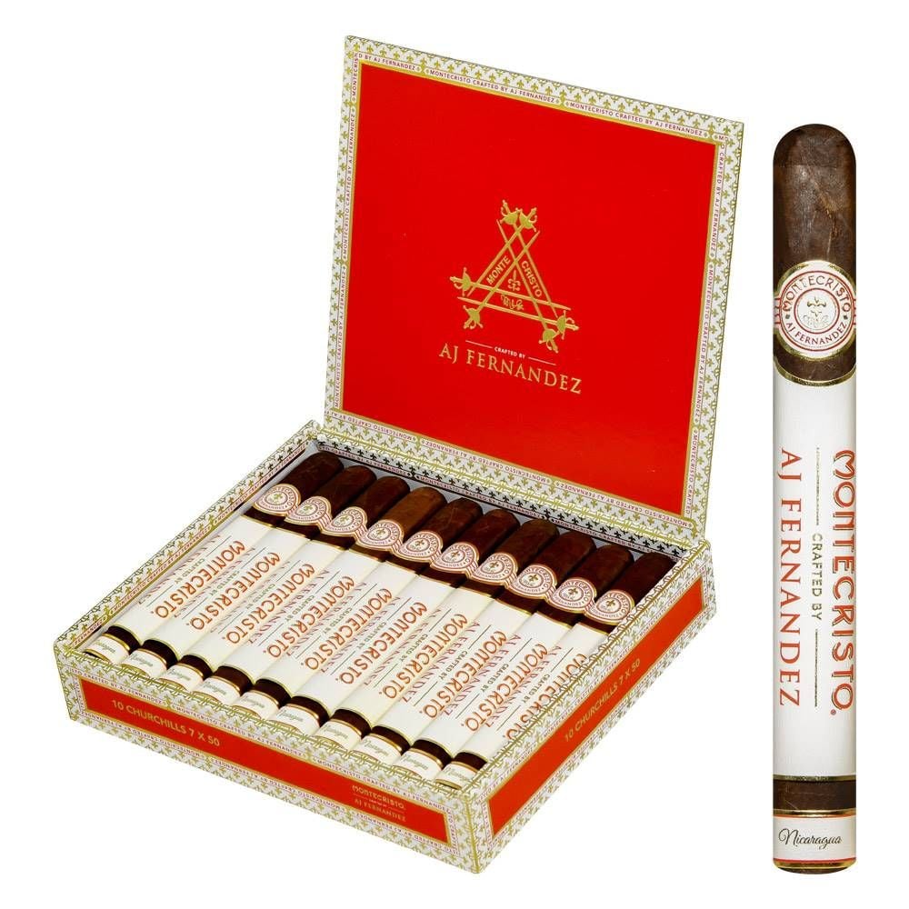 Montecristo Crafted by AJ Fernandez Churchill Oscuro - Mike's Cigars