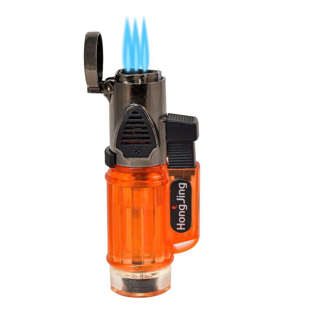 Godzilla Lighter Triple Torch Orange - Mike's Cigars