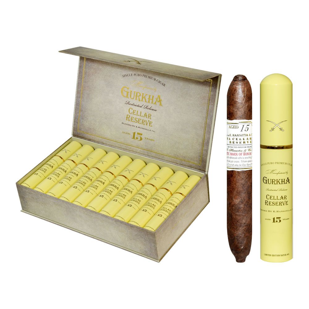 Gurkha Cellar Reserve 15 Year Hedonism Tubo - Mike's Cigars