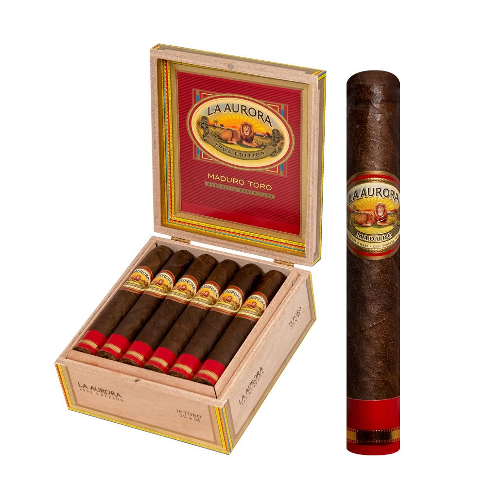 La Aurora Preferidos 1903 Platinum Cameroon Toro Cigars