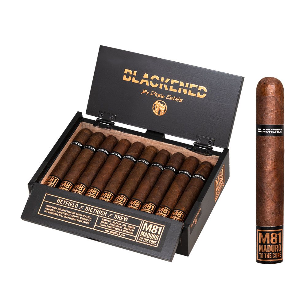 Blackened M81 by Drew Estate Robusto Maduro - Mike's Cigars