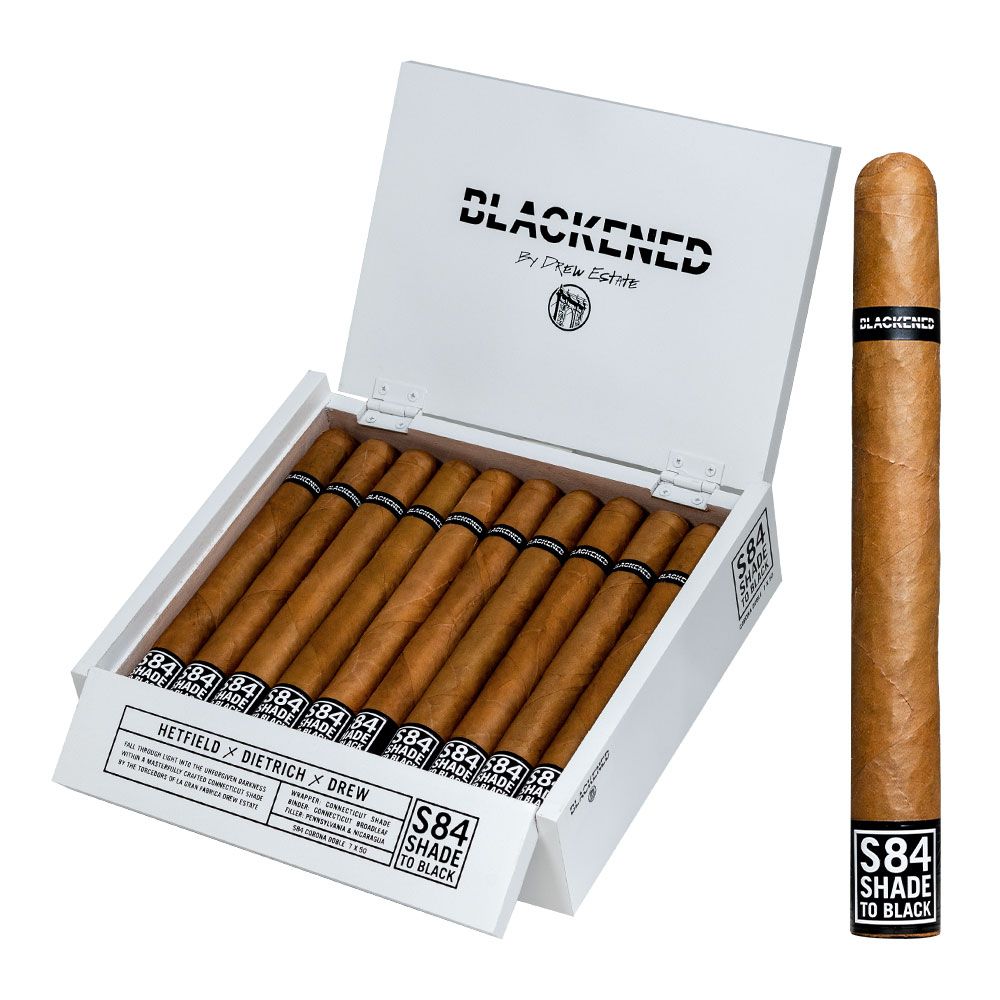 Blackened S84 Shade to Black Corona Doble - Mike's Cigars