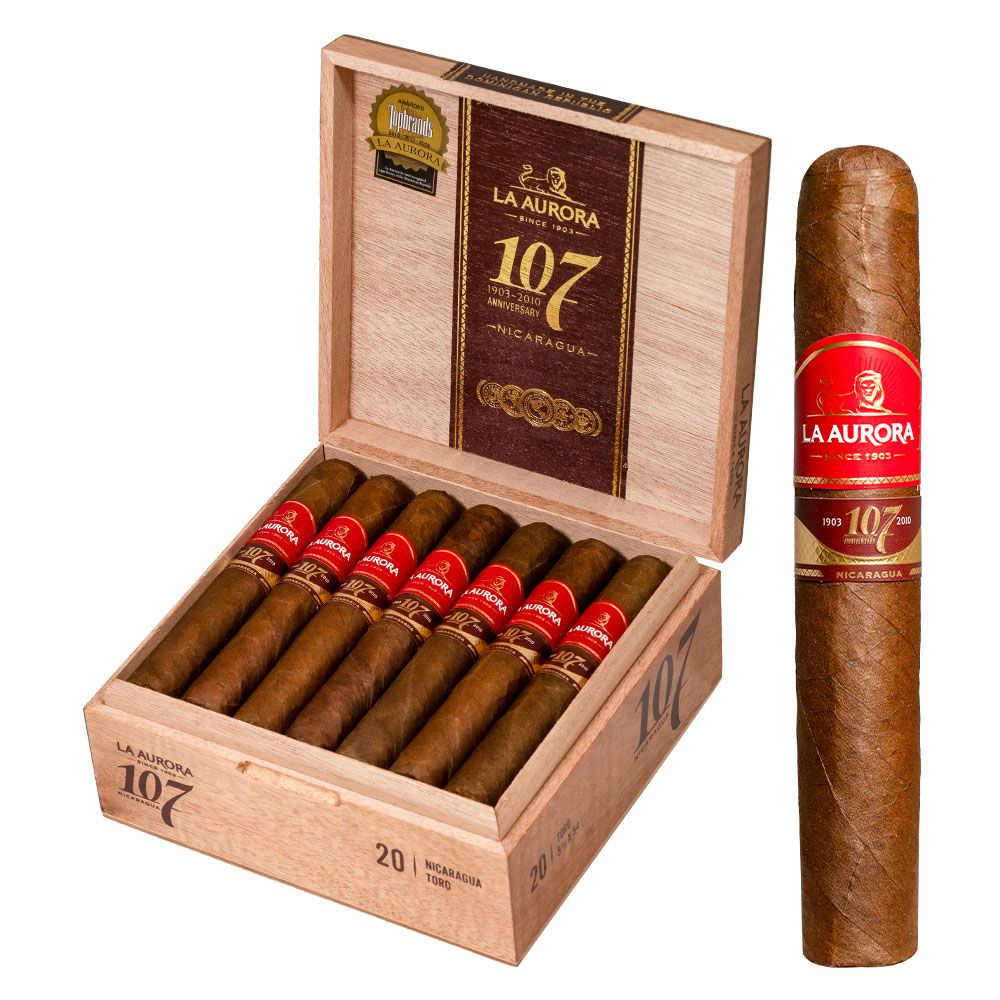 La Aurora 107 Nicaragua Robusto Natural - Mike's Cigars